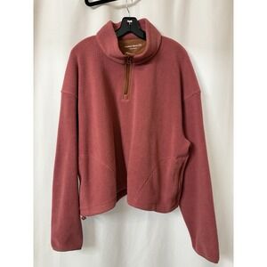 Outdoor Voices‎ XXXL Oversized Fleece 1/4 Zip Pullover Women's. O-7